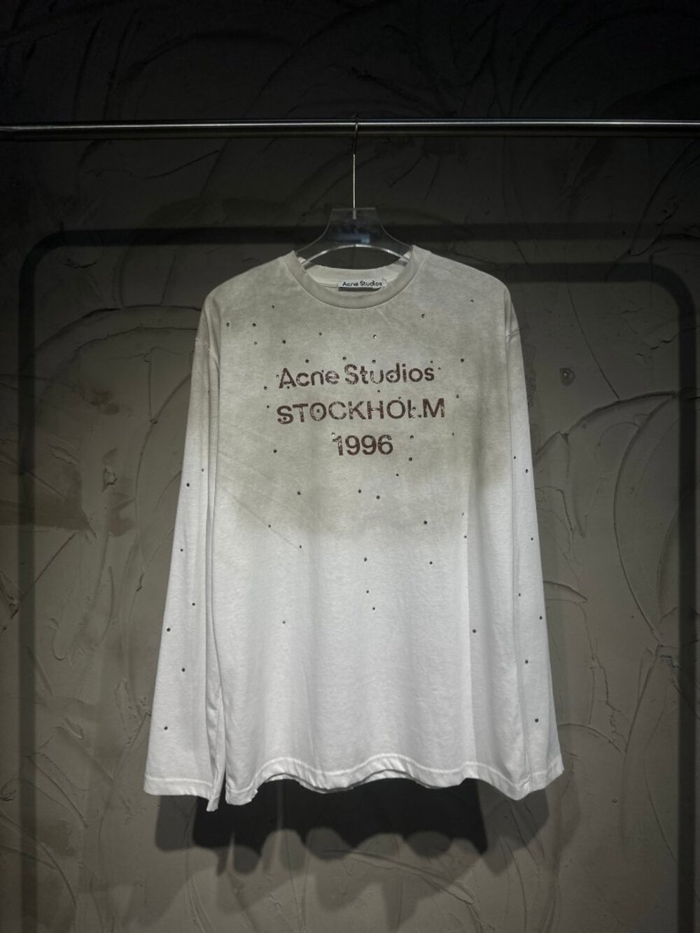 🍇Acne Studios🍇 1996 White long-sleeved T-shirt